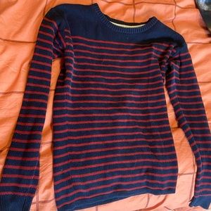 Red stripes sweater